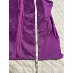 Peter Millar  Full Zip Performance Vest Women's Size Medium Purple Faux Fur Golf Photo 6