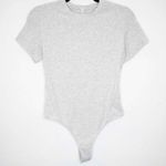 SKIMS NWOT Cotton Jersey T-Shirt Bodysuit Gray Size 4X Photo 3