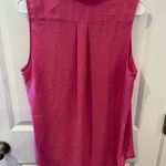Rachel Zoe Pink Tank Top Blouse Size Large Photo 3
