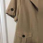 Vintage TanJay Petites Khaki Crop Jacket Shirt Size 6P Photo 4