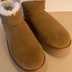 Koolaburra by Ugg women suede platform koola short mini boots size 10 Brown Photo 10