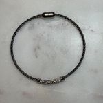 Two Magnetic Closure Cable Bracelets Silver Photo 4