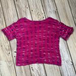 ZARA  Women's Pink Mixed Thread Cropped Top Size S Photo 1