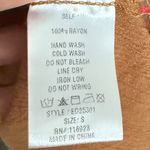 easel  Embroidered Camel Maxi Dress S Photo 11