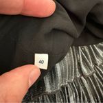 Claudie Pierlot Short Silver Pleated Dress Size 8 Photo 7