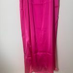 Ana Silky V neck midi slip dress hot pink size XL NWT Photo 9
