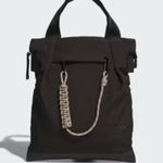 Adidas Black Favorite Tote Bag KUL08 Backpack with Rope Detail NEW Photo 0