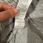 J.Crew Striped linen blend drawstring pant Size 18 casual pull on beach crop White Photo 10