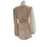 Urban Outfitters  Black and White Wrap Long sleeve sheer dress Photo 1
