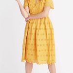 Madewell Scalloped Eyelet Midi Dress Photo 0