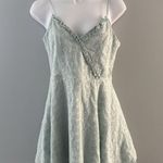 Trixxi Francesca's Liz Babydoll Dress Size Medium Mint Green Eyelet Cutegoth Photo 14