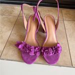 A New Day  Pink Floral Block Heel Sandals Photo 6