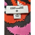 Diane Von Furstenberg  Target Disco‎ Zebra Pink Black Orange ROBE Size XS w Belt Photo 5