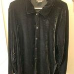 Briggs New York Briggs black velvet shirt Photo 0