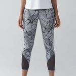Lululemon Goal Crusher 7/8 Tight Dottie Tribe White Black/Black Size 4 Photo 2