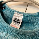 Gymshark Flex Sports Long Sleeve Crop Top - Teal Marl/ Light Grey Photo 4