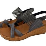 Skechers  Beverlee High Tea Women's Wedge Sandals Size 9.5 Photo 4