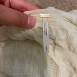 Free People  Cream Short Sleeve Top Photo 2