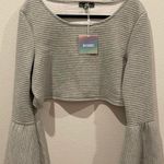 Missguided  Cropped Rib High Neck Top Photo 0