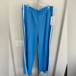 Athleta  Tempo Mid Rise Wide Leg Track Pant Blue XL Tall NWT Photo 3