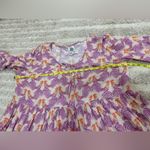 Ivy Jane Anthropologie babydoll blouse Novelty Rooster print  ruffles bell sleeve Photo 7