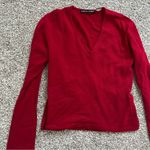 autumn cashmere  V-neck Long Sleeve Sweater Size Medium Photo 3