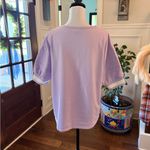Tommy Hilfiger NWOT Light Purple Puff Sleeve Short Sleeve Athletic/Lounge Blouse Photo 1