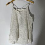prAna NWT  Zandra Tank Top Blouse Cream‎ Tan Size Large Photo 4