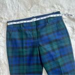 J.Crew Blue & Green Plaid Wool Blend Pants, 8 Photo 3