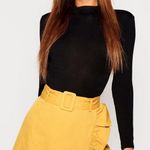 Boohoo Mustard Belted Skort Photo 0