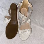 XOXO Women’s white sandals size 8 Photo 3