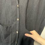 Moth x Anthropologie Anna Ribbed Side Tie Cardigan Black Size M Photo 5