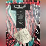 Rouge Helium  Coral and Teal Patterned Garment Photo 2