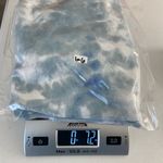 Old Navy EUC Old‎ Navy women’s tie dyed pattern blue white cropped long sleeve tshirt M Photo 6