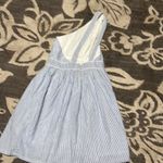 Southern Frock  sear sucker dress. Size 4. Blue and white. Dressy or casual. Photo 3