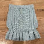 Majorelle  Light Blue Knit Skirt Photo 2