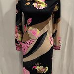 Leonard Paris floral shift stretchy jersey dress luxury 70’s old money vibes Pink Size 6 Photo 7