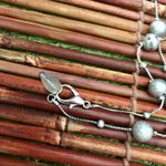 Coldwater Creek  Long 51" Silver Bead Necklace Photo 4