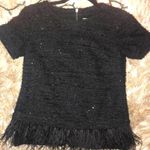 Anthropologie Tweed Blouse W/ Feathers Photo 1