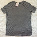 Nike Heather Gray Tee with Black Swoosh Photo 2