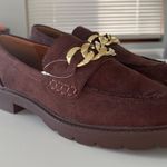 Anne Klein NWT Chunky Brown Suede Loafers Photo 3
