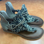 Very G  Tan and Black Leopard Sandals Photo 0