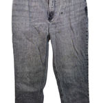 Abercrombie & Fitch  Curve Love Ankle Straight Ultra High Rise Jeans Black Sz 28 Photo 0