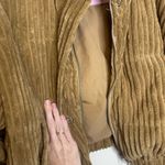 Le lis  Brown Corduroy Puffer Jacket Photo 2