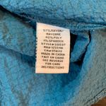Habitat  Clothes to Live In Teal Textured Jacket Womens Small Office Church Artsy Photo 3