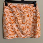 Tommy Bahama  Golf Tennis Pickleball Size Medium Skort Skirt Shorts Orange White Photo 1