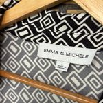 Emma & Michele ‎ Black And White Wrap Style Dress Size Large Photo 5