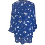 Torrid  Disney Cinderella Starry Night Chiffon Tunic Blouse Blue 2X Photo 6
