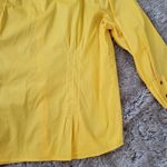 Attention  3/4 Sleeve Stretch Button Down Shirt Yellow Size XL Photo 6