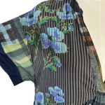 Free People Bohemian Plaid Floral Patchwork Printed Agnes Tunic Dress Medium Photo 10